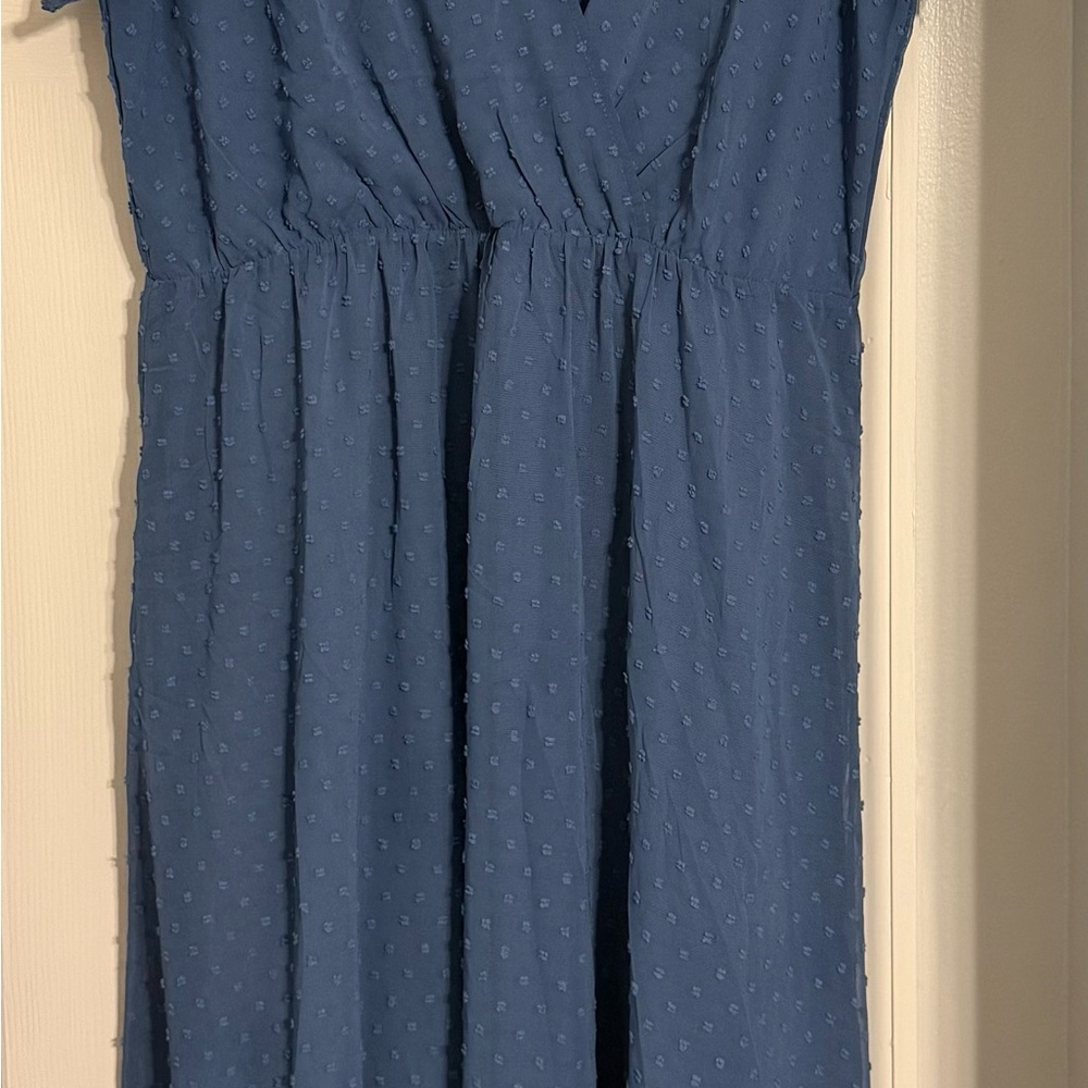 Amazon Women's Blue Midi Dress